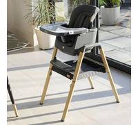 Xample Tutti Bambini Nova Evolutionary Highchair In Grey Adjustable Baby To Junior Chair, Reclining Seat, Foldable Design