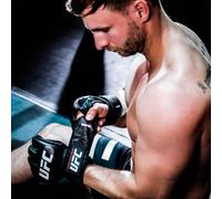 Xample Ufc Official Fight Gloves, Large, Real Leather mma Gloves With Gel Padding & Dual Locking Wrist Support
