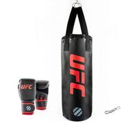 Xample Ufc Youth Boxing Set With 5Kg Punch Bag & 6Oz Boxing Gloves, Pvc Training Kit For Kids, Hanging Strap & Swivel Included
