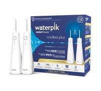 Xample Waterpik Cordless Plus Water Flosser Combo Pack Wf-26Uk010 - 2 Units, 2 Pressure Settings, 9-Week Battery, Travel-Ready