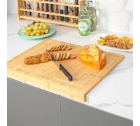 Xample Wooden Chopping Board & Serving Tray Bamboo Cutting Board For Carving Meat, Vegetables, Fruits & Bread - Kitchen Chopping Boards