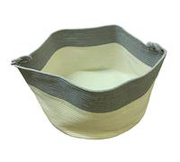 Xample® XXXLarge Cotton Laundry Rope Woven & Toys Basket Strong Laundry Hamper Flexible For Blankets Towels Toys Organizer Storage, Kids Home Gift Decor Bins Thread