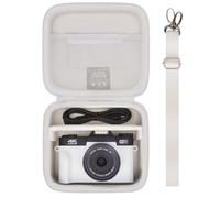 XANAD 4K Digital Camera Case Compatible with VJIANGER/XNSIAKXA/Duluvulu/TEFTYMON/Zostuic/Kasukani/FLATIC/Pedtail/FlyFrost/Nisumkey/Ploomen/Gavonde 4K Vlogging Camera with Shoulder Strap,Cream