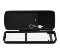 XANAD 75% 84-Key Keyboard Case,for Keychron K2 Version 2/ K2/ Q1/ V1, ASUS ROG Azoth 75%, Aula F75 Pro, Redragon K673 PRO(Black) -Inside: 17.1"x6.1"x1.3"