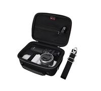 XANAD Camera Case for Sony Alpha ZV-E10 / ZV-1F / ZV-1 / ZV-1 II/ZV-E10L Camera Vlogger Accessory Kit Tripod (GP-VPT2 BT) and Microphone - Carrying Storage Bag,With Shoulder Strap(Black)