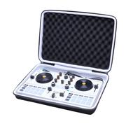 XANAD DJ Mixer Case for Hercules DJControl Mix Ultra or Numark Party Mix II Mobile DJ Controller, Black