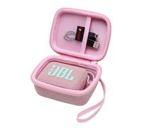 XANAD Hard Case Compatible with JBL Go 4 and Go 3 and Go 3 Eco Ultra-Portable Waterproof Speaker (Pink)