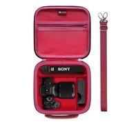 XANAD Hard Case Compatible with Kodak Pixpro AZ528 / AZ255 / AZ405 / AZ425 / AZ252 / AZ401 Digital Vlogging Camera,with 3 Dividers and Adjustable Shoulder Straps,Burgundy Red(CASE ONLY)
