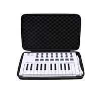 XANAD Hard Case for Arturia MiniLab 3 Universal MIDI Controller, Black | for Akai Professional MPK Mini IV Controller, EVA Protective Bag with Shockproof Interior, for MIDI Keyboard & Accessories