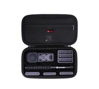 XANAD Hard Case for Insta360 X5/X4/X4 Air/X3/X2 Waterproof 8K insta360 action Cameras,114CM Selfie Stick- Storage Carrying Bag(Black)