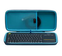 XANAD Hard Case for Logitech K400 Plus/Logitech POP Keys/Logitech MX Mechanical Mini Wireless Touch Keyboard(Blue)-Inside: 14.4"x5.5"x1.1"