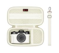 XANAD Hard Case for Sony a6400 a6700 a6000 a6100 a5100 a5000/Sony ZV-E10 ZV1 ZV1F ZV-E10 II Mirrorless Digital Camera, with Shoulder Strap,Cream