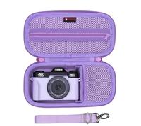 XANAD Hard Case for Sony Alpha 6400,6000,6100,6700,6600/ RX100 VII or Sony Alpha ZV-1,ZV-1F,ZV-E10,ZV-E10 II Mirrorless Digital Camera, with Shoulder Strap (Purple)