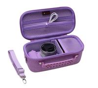 XANAD Hard Case for Sony Alpha ZV-E10,ZV-E10 II or Sony Alpha 6400,6100,6700,6600,6000,RX100 VII Lens Mirrorless Camera,with Shoulder Strap(Purple)