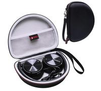 XANAD Hard Case for Sony MDR-ZX110 Wired Overhead Headphones Black | Case for ZX110AP/110NC/310AP/JBL Jr 310BT Overhead Headphones,With Mesh Pocket for Cables, Lightweight Carrying Case