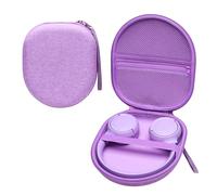 XANAD Hard Case for Sony soundcore Anker JBL Bose KVIDIO Rebocico DOQAUS Noise Cancelling Bluetooth Headphone - Portable Travel Bag (Case Only) Purple