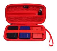 XANAD Hard EVA Case for Samsung T9 / Samsung T7 Shield/Samsung T7 / Samsung T7 Touch Portable SSD 1TB External Solid State Drive (Red)