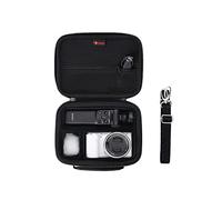 XANAD Hard EVA Case for Sony Alpha ZV-E10 / Sony Alpha ZV-E10L APS-C Mirrorless Interchangable-Lens Vlog Camera with Handgrip (Black with Shoulder Straps)