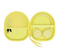 XANAD Hard Headphone Case for Sony WH-CH720N/WH-CH520/ULT WEAR Yellow | Fits Soundcore/JBL/JLab/KVIDIO/Bose/RUNOLIM/Uliptz Over-Ear Headphones, Universal Portable Travel Organizer Bag