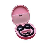 XANAD Hard Headphones Case for Soundcore Anker Q20i/Q30/Space Q45/Space 2 Noise Cancelling Headphones Universal Portable Travel Bag Anti Scratch, Water and Dust Resistant, Pocket for Cables (Pink)