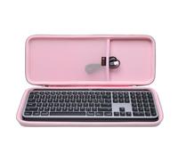 XANAD Keyboard Case for Logitech POP Keys/Pebble Keys 2 K380s / MX Keys S Wireless Keyboard and Mouse (Pink)