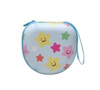 XANAD Kids Headphones Case Compatible with iClever HS19 / BTH12 / Candy Bila/MIDOLA MD-B01 / noot Products/EarFun/IMYB Foldable Kid Headphone(Blue Star)-Inter:6.2"x6.0"x2.6"