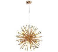 XANAYXWJ 8-Lights Gold Pendant Light Lighting, Ceiling Fixture for Dining Rooms Hallway Home Kitchen Living Room,Sputnik Chandelier-. 8 Made in China