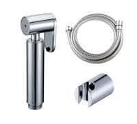 XANAYXWJ Bidet Cleaner Douche Spray Chrome Hygienic Toilet Portable Toilet Plating Spray Nozzle Sprinkler Shower Head Bidet Shower Bidet,Set A