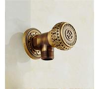 XANAYXWJ Bidet Faucet Mixer Toilet Bidet Faucets Antique Brass Carving Bath Shower Blow-Fed Spray Nozzle Single Water Toilet Valves