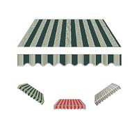 XANAYXWJ Canvas Awning Replacement Fabric, Sunshade Cover for Balcony, Retractable Patio Awning Material, Markisenbespannung, Red, 13x12ft (4x3.5m)