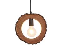 XANAYXWJ Chandeliers, Nordic Single Head Restaurant Solid Wood Bar Table Lamp, Coffee Shop Bedside Small Chandelier Pendant Light