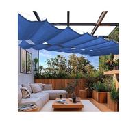 XANAYXWJ Customizable Retractable Sun Shade Canopy Cover for Pergola Patio Deck and Gazebo - Easy Install Sliding Wave Shade Sail 9 Colors Available (W2.5*L3m/W8.20*L9.84ft)