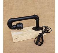 XANAYXWJ Desk Lamp Vintage Industrial Steam Rustic Copper Water Pipe Bedside Desk Lamp(Without),C