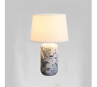 XANAYXWJ for Table lampsRetro -Style Ceramic Desk Lamp New Chinese Light Luxury Bedroom Bedside Lamp(Color:B,Size:Button)