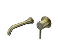 XANAYXWJ Gunmetal Wall-Mounted Bathroom Mixer Tap Single Handle Basin Faucet for Cold Water Available in Black White Rose Gold & Brush Bronze Finish - & Stylish