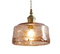 XANAYXWJ Japanese Retro Style Chandelier,Creative High Light Transmission Glass Hanging Lamp Lampshade,E27 Screw Ceiling Lighting Fixtures,Restaurant Balcony Bar Decoration Pendant Light