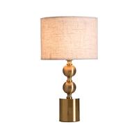 XANAYXWJ Kitchen Faucet Minimalist Luxury Table Lamp Lampshade With Cloth For Home Office Bedroom Bedside Lamp Living Villa Dining Hotel Corridor Lighting