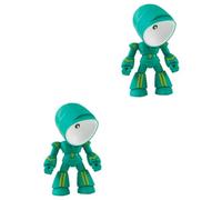 XANAYXWJ lamp 2pcs Robot Table Lamp Led Night Light Desktop Robot Small Table Lamp Robots Nightlight Bedside Night Light Night Light for Table Bedroom Light Student Decorate Button Battery lamp