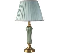 XANAYXWJ lamp Nightstand Lamp Light Luxury Bedside Lamp Ceramic Table Lamp with Fabric Shade for Living Room Bedroom and Study Table Lamp Farmhouse Coastal Lamps lamp