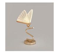 XANAYXWJ lamp Table Lamps,Reading Lamp Desk Lamp Creative Butterfly Bedside Lamp Bedroom Desk Lamp Electroplating Lamp Post Suitable for Table Lamp in Bedroom and Living Room Table Lamp Warm as
