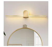 XANAYXWJ Led Mirror Front Lights, American Iron Aluminum Acrylic Gold Creative Postmodern Home Bedroom Dressing Table Makeup Wardrobe Wall Lamp Efficency