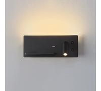 XANAYXWJ LED Wall Mounted Reading Light USB Charging Bedside Sconce with Wireless Charger Adjustable Headboard Lamp Bedroom Wall Wash Lights Focused Bed Reading Spotlights
