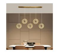 XANAYXWJ Minimalist 1/3 Head Pendant Lights Compatible with Kitchen Island Suspension Lamps Indoor Dining Table LED Decor Lighting Gold,Chandeliers