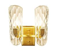 XANAYXWJ Minimalist Wall Lamp, Double Head Wall Lamp, E27, Without Light Source, Powder Room Bedroom Living Room Corridor Villa Terrace Garden Balcony.