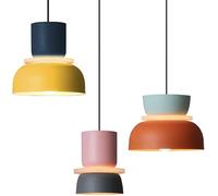 XANAYXWJ Nordic Pendant Light Kitchen Island Over Sink Mid Century Hanging Fixture Single 3 Lights Farmhouse Barn Ceiling Colorful Chandelier for Dining Room Hallway Made in China