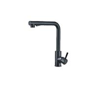 XANAYXWJ Pull-Out Faucet Kitchen Pull-Out Faucet 360 Rotation Dual Sprayer Hot Cold Water Tap Vessel Sink Mixer Tap Single Hole Tap Easy to Install(Black)