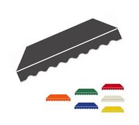 XANAYXWJ Retractable Awning Replacement Fabric, 250-550cm Balcony Canopy Cover, Sunshade for Garden Deck, Red, 13x11.5ft/4x3.5m Outdoor Protection Material