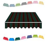 XANAYXWJ Retractable Awning Replacement Fabric, Outdoor Polyester Canopy for Patio, Garden, Sunshade, 1.8m to 20m Sizes, Ideal for Deck, Balcony, and Courtyard Use.