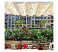 XANAYXWJ Retractable Sun Shade Canopy for Patio Pergola Awning & Outdoor Deck - 1.4x3m Sail Cover with Hardware & Wire Cable for Backyard Garden Protection