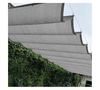 XANAYXWJ Retractable Wave Sun Shade Sail Canopy for Pergola Patio & Deck - 1.2x2m Outdoor Shade Cover UV Blocker Easy Install Adjustable for Maximum Sun Protection